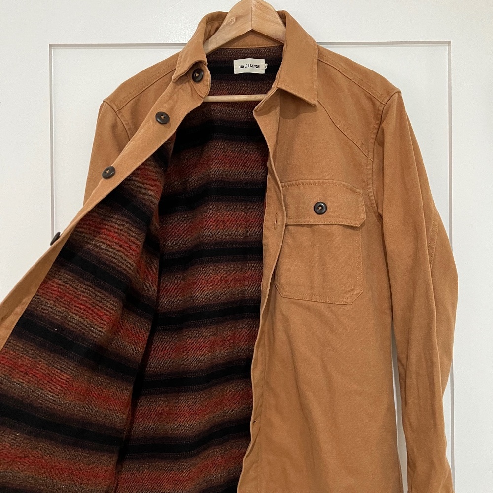 Taylor Stitch Flannel Lined Shop Shirt